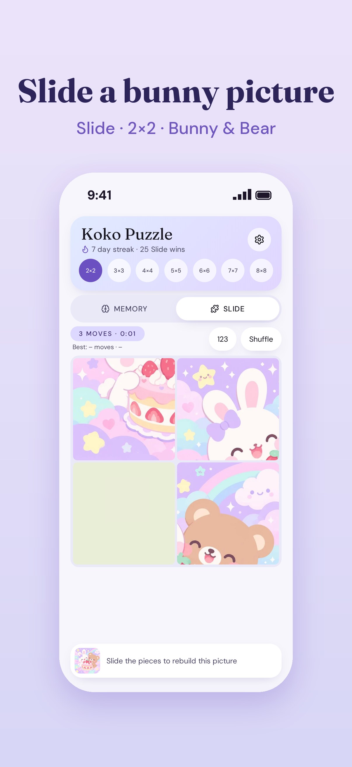 Koko Puzzle app screen 3