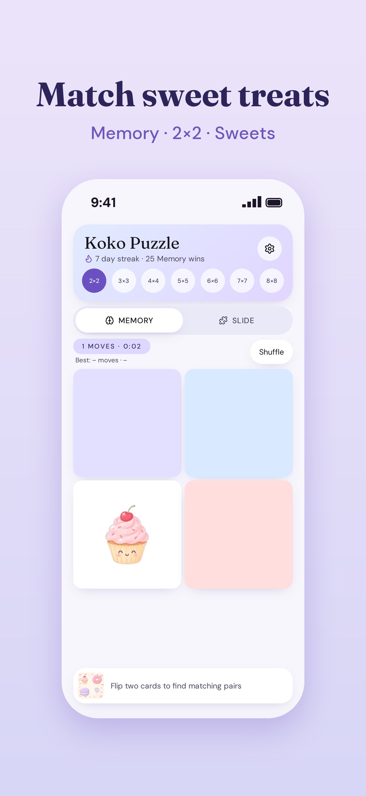 Koko Puzzle app screen 2